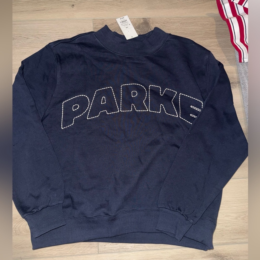 S/M PARKE X TARGET MOCKNECK NAVY